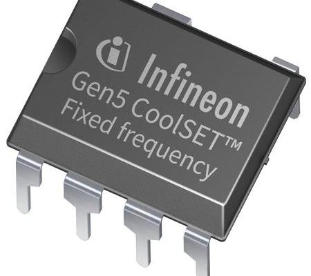 PWM controller chip med integrerede MOSFETs