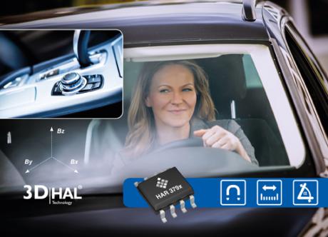 Magnetisk sensor med 3D HAL teknologi