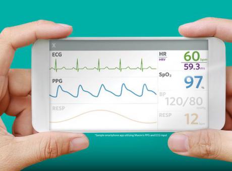 Integreret PPG og ECG biosensormodul til mobile devices