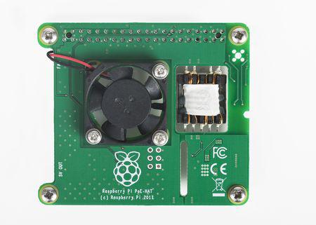 Power over Ethernet (PoE) add-on board til Raspberry Pi 3 Model B+