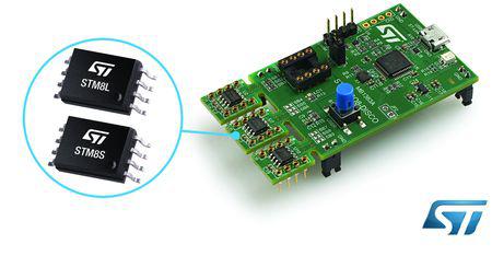 'Discovery kit' gør det muligt at evaulere tre STM8 MCU'er
