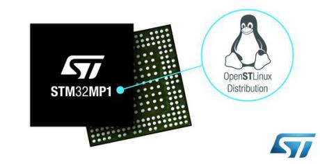 Ny STM32MP1 microprocessor-serie med Linux distribution