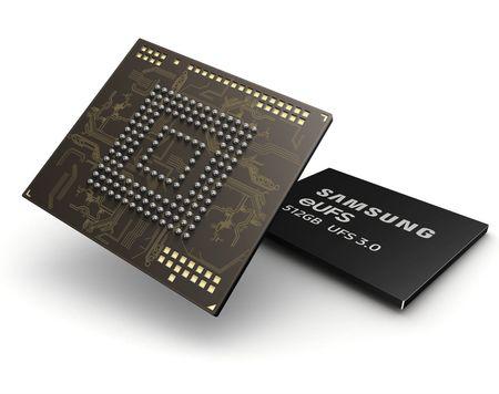 Samsung er klar med første 512GB eUFS hukommelse