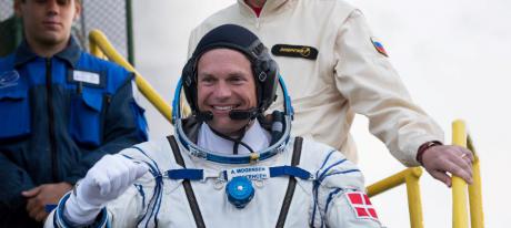 Astronaut Andreas Mogensen på plads som speaker på EOT-messen