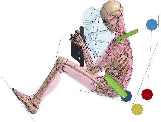 Virtuelle mennesker supplerer crash-test dummies