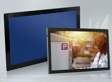 Lysstærke store monitorer med easyTouch funktion