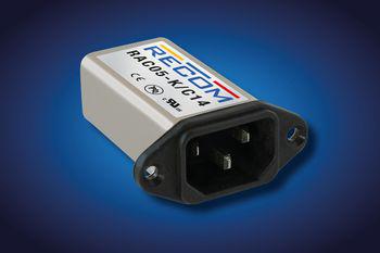 AC/DC strømforsyning i IEC mains-filter indkapsling