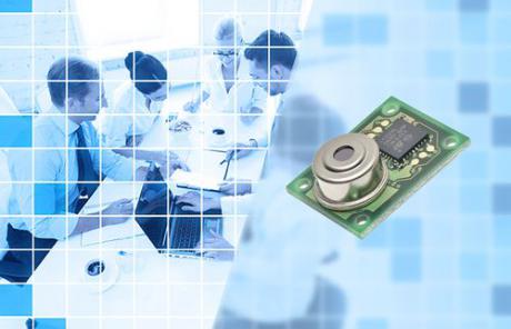 Termisk MEMS sensor med ultrabredt føleområde