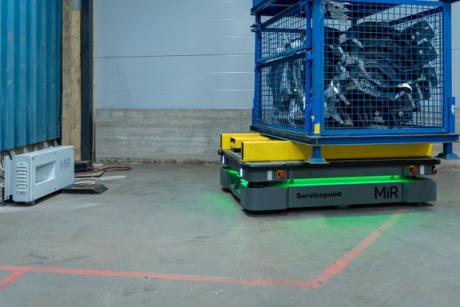 MiR500 automatiserer den interne transport i produktions-virksomhed