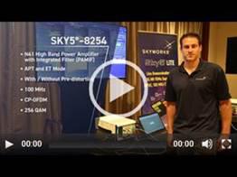 Skyworks med demo af high-band PA med integreret filter