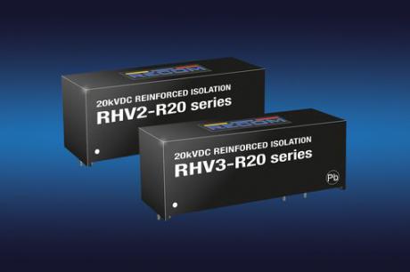 2W og 3W SIP16 DC/DC konvertere med 20kVDC isolation