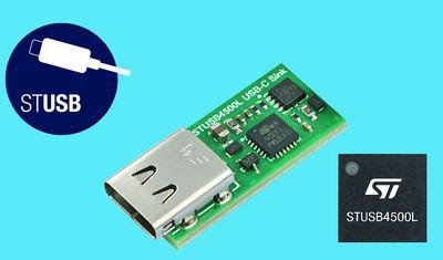 USB-C controller til 5V 'sink-only' applikationer