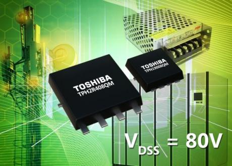 Effektiviteten i strømforsyninger forbedres med 80V N-kanals power MOSFETs