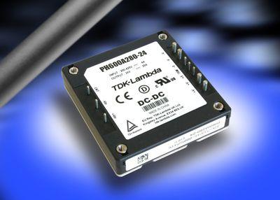 600W half brick konverter med EN 62477-1 certificering