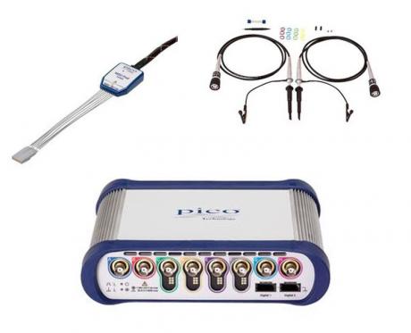 USB-oscilloskoper med ultradyb hukommelse