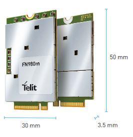 Rutronik tilbyder 5G/LTE M.2 kort fra Telit