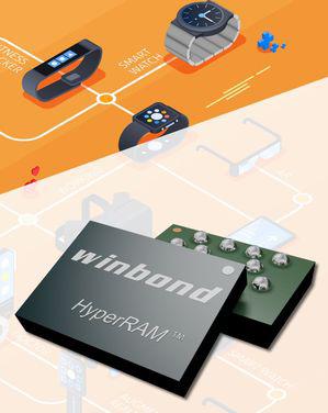 DRAM i ultrakompakt WLCSP-pakning til brug i wearables