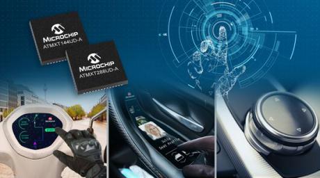 maXTouch controllere til 'smarte overflader' og multifunktions displays i biler