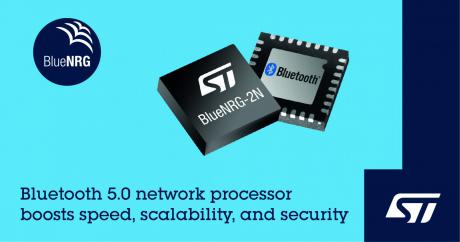 Bluetooth 5.0 certificeret netværksprocessor