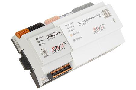 I/O udvidelsesmodul til Raspberry Pi B+ baseret computer til DIN-skinne montage