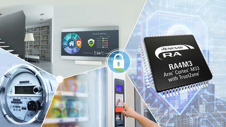 Nye Renesas RA4 MCU'er med omfattende sikkerhedsfeatures