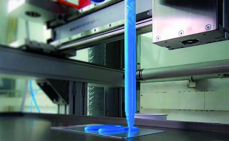 Dispenserbar varmeledende pad og gap-filler til 5G-elektronik 