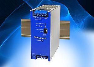 Buffer-modul beskytter belastninger forbundet til AC/DC forsyning med 24VDC output