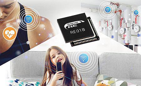 Bluetooth 5.0 i energy-harvesting baserede Renesas RE-microcontrollere