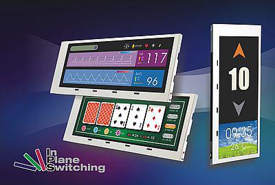 Industriel 6,2 tommer IPS LCD-skærm i 'letterbox' format