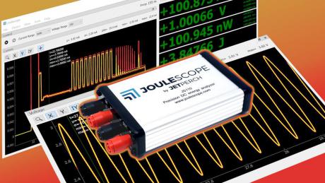 Energianalysator kan dynamisk måle strøm fra 1nA og op til 3A