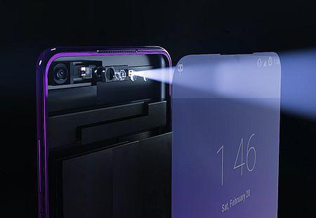 ToF-kamera rykker nu under displayet på en smartphone