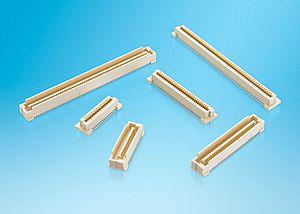Mezzanin-konnektorer med 0,8mm pitch og op til 120 pins