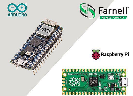 Farnell kan nu levere Arduino Nano RP2040 Connect og Raspberry Pi Pico