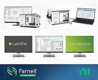 Farnell præsenterer nye sensor-til-software løsning med NI og Omega produkter