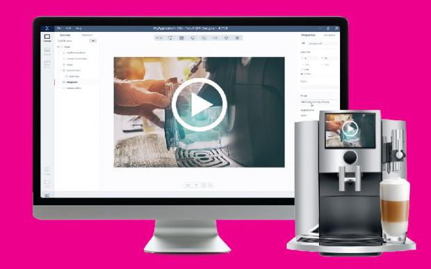 ST udvider TouchGFX brugerinterfacet med support af video-playback