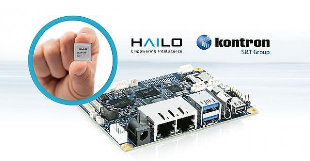 Kontron i tæt samarbejde med AI chipproducenten Hailo