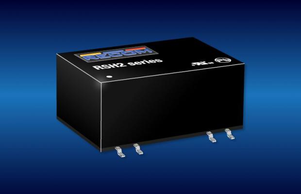 Fuldt reguleret 2W DC/DC-konverter i SMD-pakning