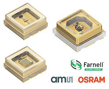 Farnell kan nu levere det fulde program af OSLON UV-C LEDs fra OSRAM