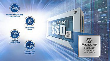 Microchip udvider familien af NVMe SSD-controllere