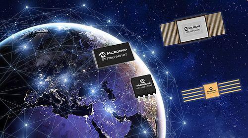 Microchip udbygger programmet af rumkvalificerede SuperFlash hukommelser