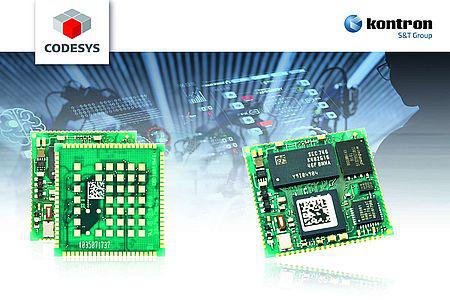 Kontron systemmodul (SOM) med CODESYS SoftSPS