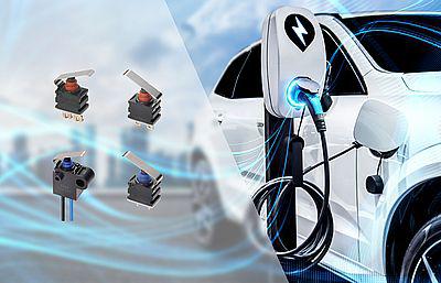 Basale ultra subminiature switche til våde og støvfulde applikationer