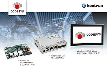 Kontron i.MX8M Mini platformen er nu tilgængelig med CODESYS SoftPLC