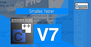 SEGGER Embedded Studio Version 7 inkluderer kildekode-biblioteker