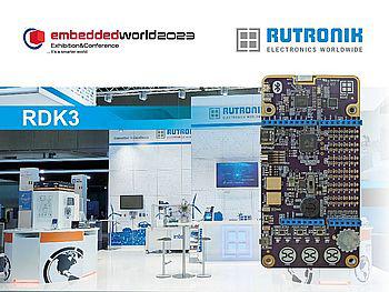 Rutronik viser produkter og komplette løsninger på embedded world 2023