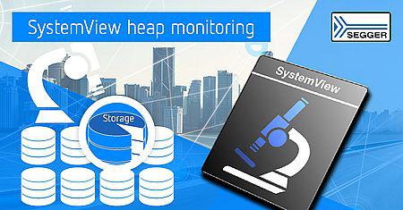 SEGGER’s SystemView udvides med 'heap' monitorering