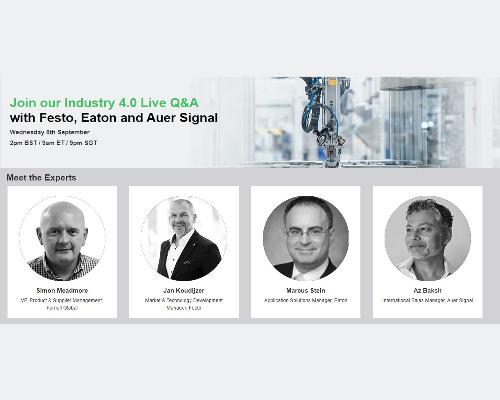 Farnell er vært for det første Industry 4.0 live Q&A webinar