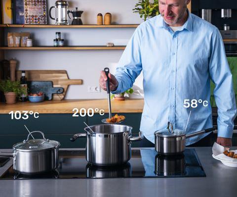 Dansk firma lancerer verdens første kogeplade med præcis temperaturstyring via Bluetooth