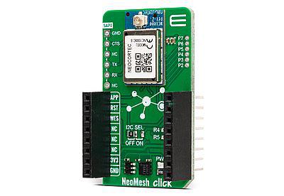 NeoMesh Click boards gør det hurtigere at opbygge opkoblede sensornetværk