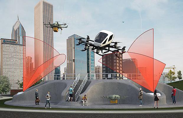 Radarnetværk sørger for sikkerheden i fremtidens vertiports
